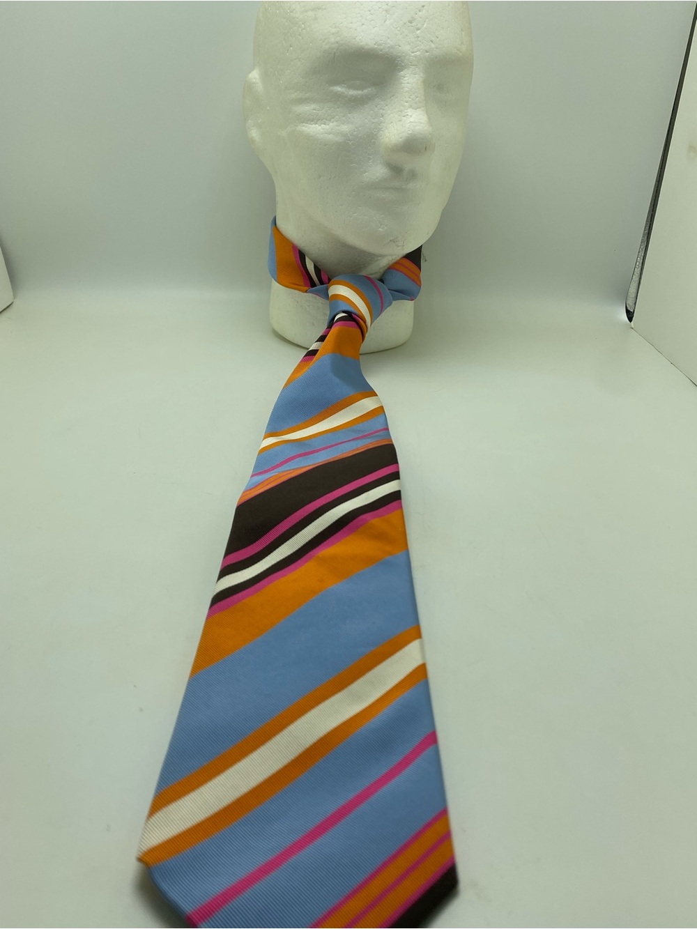 Peter Millar Striped Silk Tie